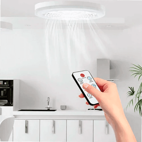 Luminária LED com Ventilador | FanMaster® - Direto Para Você