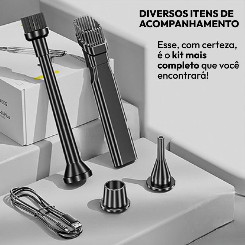 AspiraMax™ Aspirador Compacto Ultra Potente - Direto Para Você