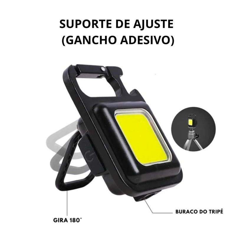 Mini chaveiro Lanterna Portátil | Light Pro - Direto Para Você