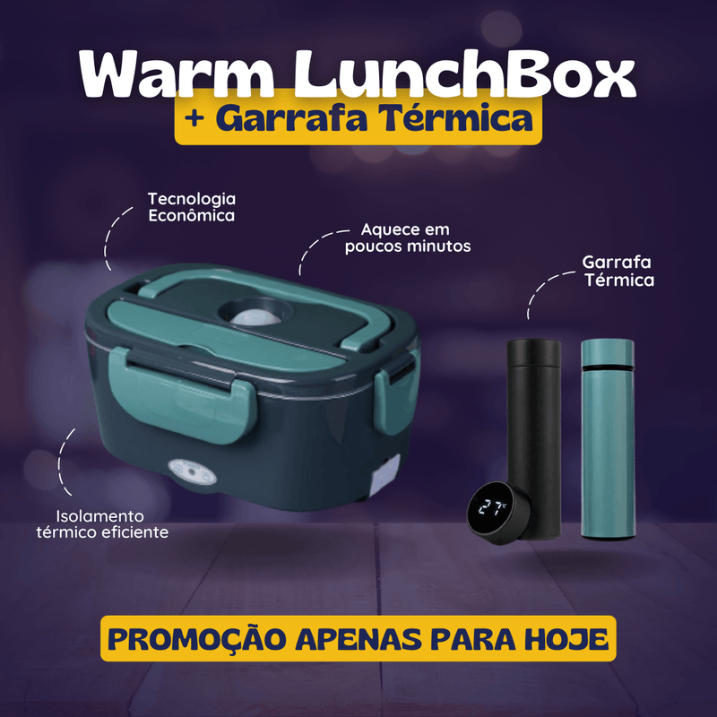 Marmita elétrica + Garrafa Térmica - Direto Para Você