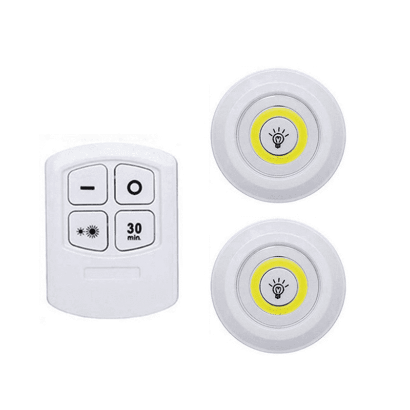 Luz LED sem fio - Controle Remoto - Direto Para Você