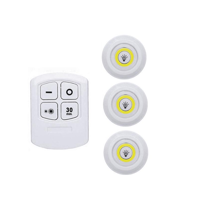 Luz LED sem fio - Controle Remoto - Direto Para Você