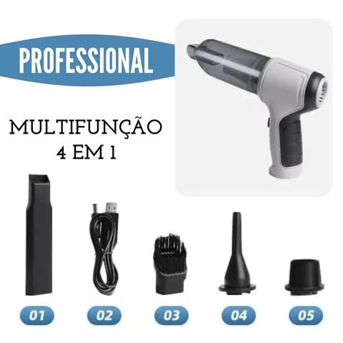 Aspirador de Pó Portátil 3 em 1 - VacuumPlus - Direto Para Você