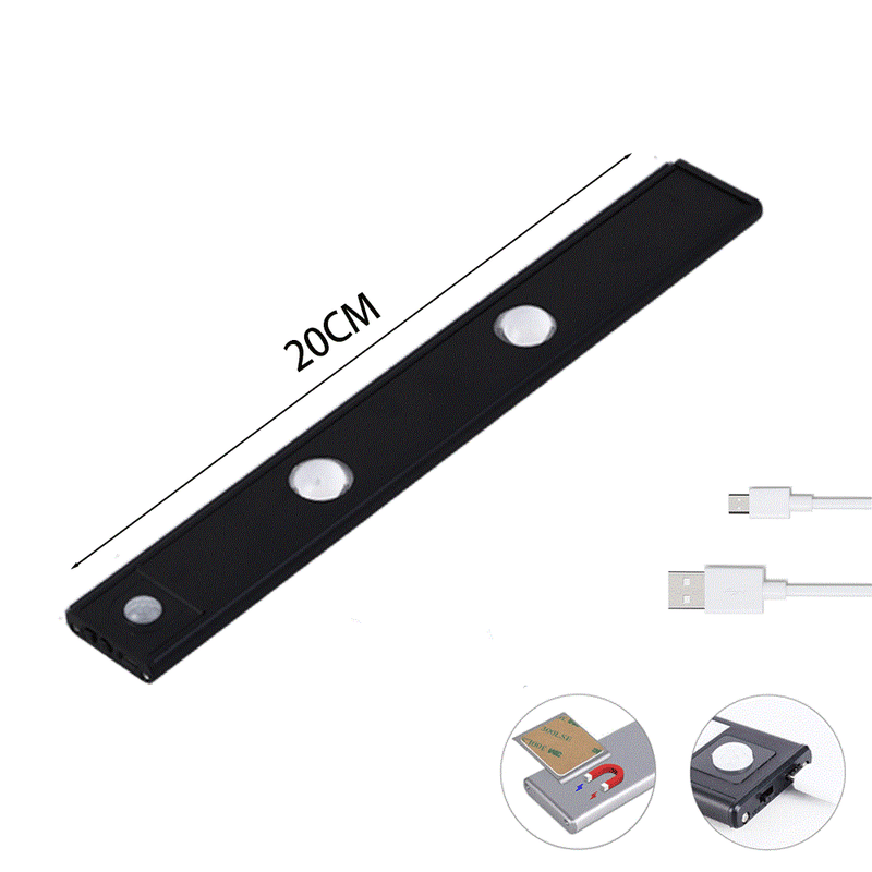 Luz de Led Para Armário com Sensor de Movimento + Frete Grátis + Envio Imediato + Brinde - Direto Para Você