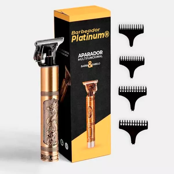 Barbeador Platinum Profissional + Frete Grátis + Envio Imediato + Brinde - Direto Para Você