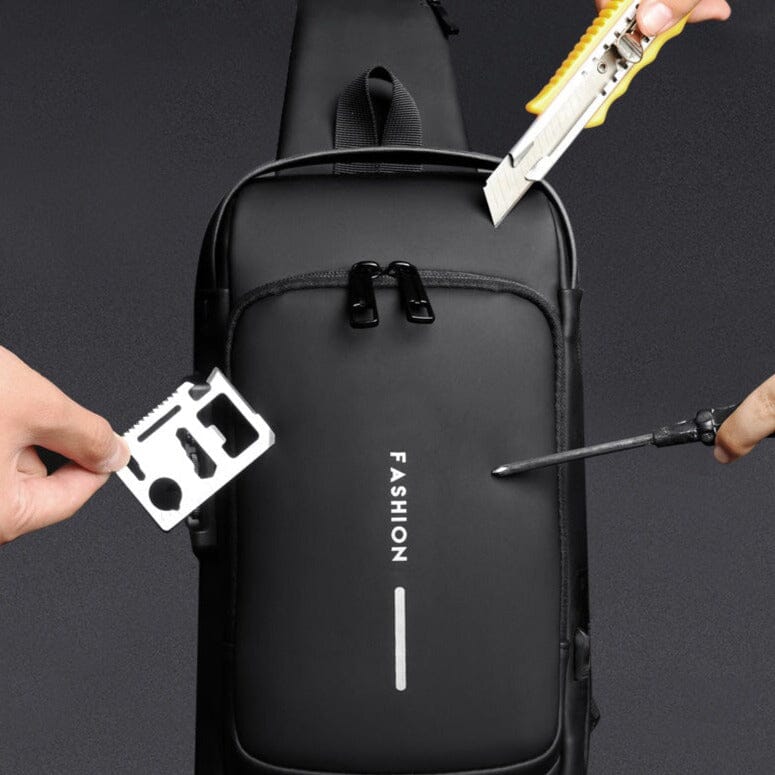 Bolsa Slim Bag™ - Mochila Anti-Furto com Senha USB - Direto Para Você