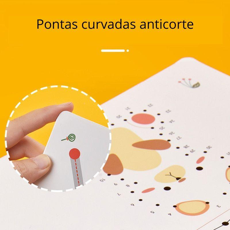 Caderno de Traço e Desenho Infantil - MagicBook - Direto Para Você