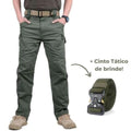 Calça Militar Tática Resistente e Impermeável + Cinto de Brinde - Direto Para Você