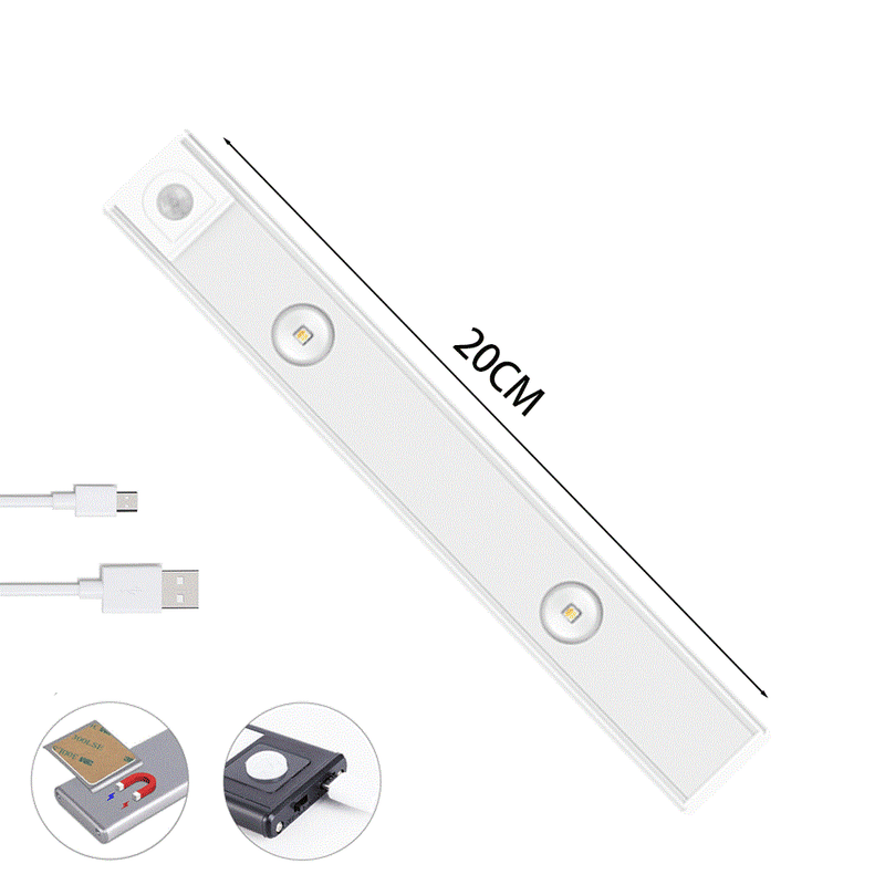 Luz de Led Para Armário com Sensor de Movimento + Frete Grátis + Envio Imediato + Brinde - Direto Para Você