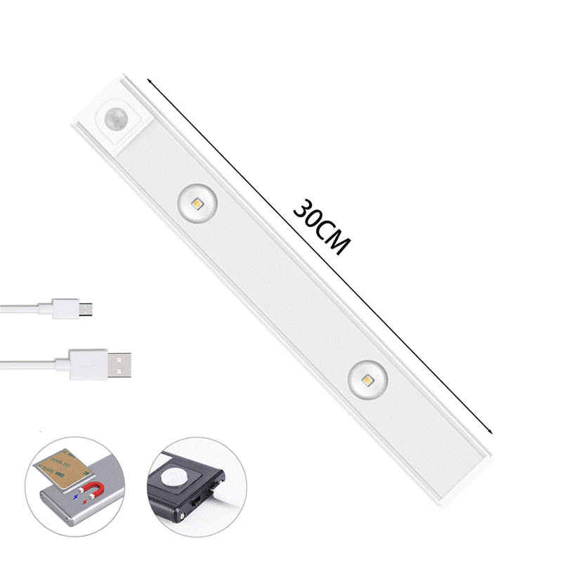 Luz de Led Para Armário com Sensor de Movimento + Frete Grátis + Envio Imediato + Brinde - Direto Para Você