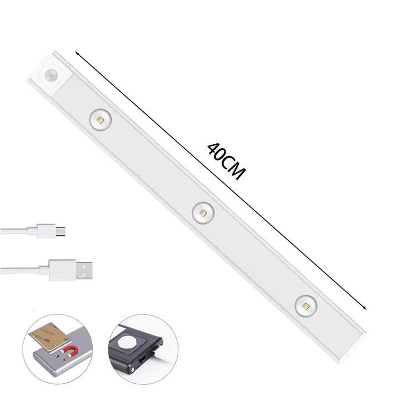 Luz de Led Para Armário com Sensor de Movimento + Frete Grátis + Envio Imediato + Brinde - Direto Para Você