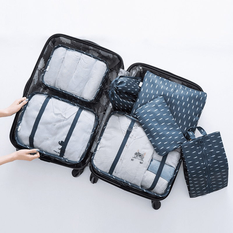 Kit 7 Bolsas Organizadoras Para Mala de Viagem STORAGE BAG - [PAGUE 4 LEVE 7 - SUPER PROMOÇÃO POR TEMPO LIMITADO] - Direto Para Você